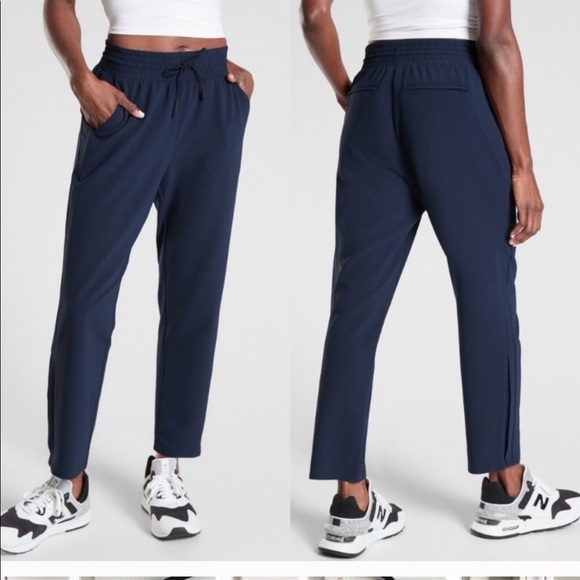 Athleta Pants - Athleta Metropolis Straight Leg Drawstring Pants